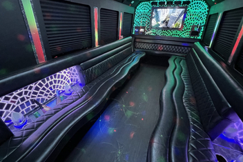 Carson Limo Bus Interior