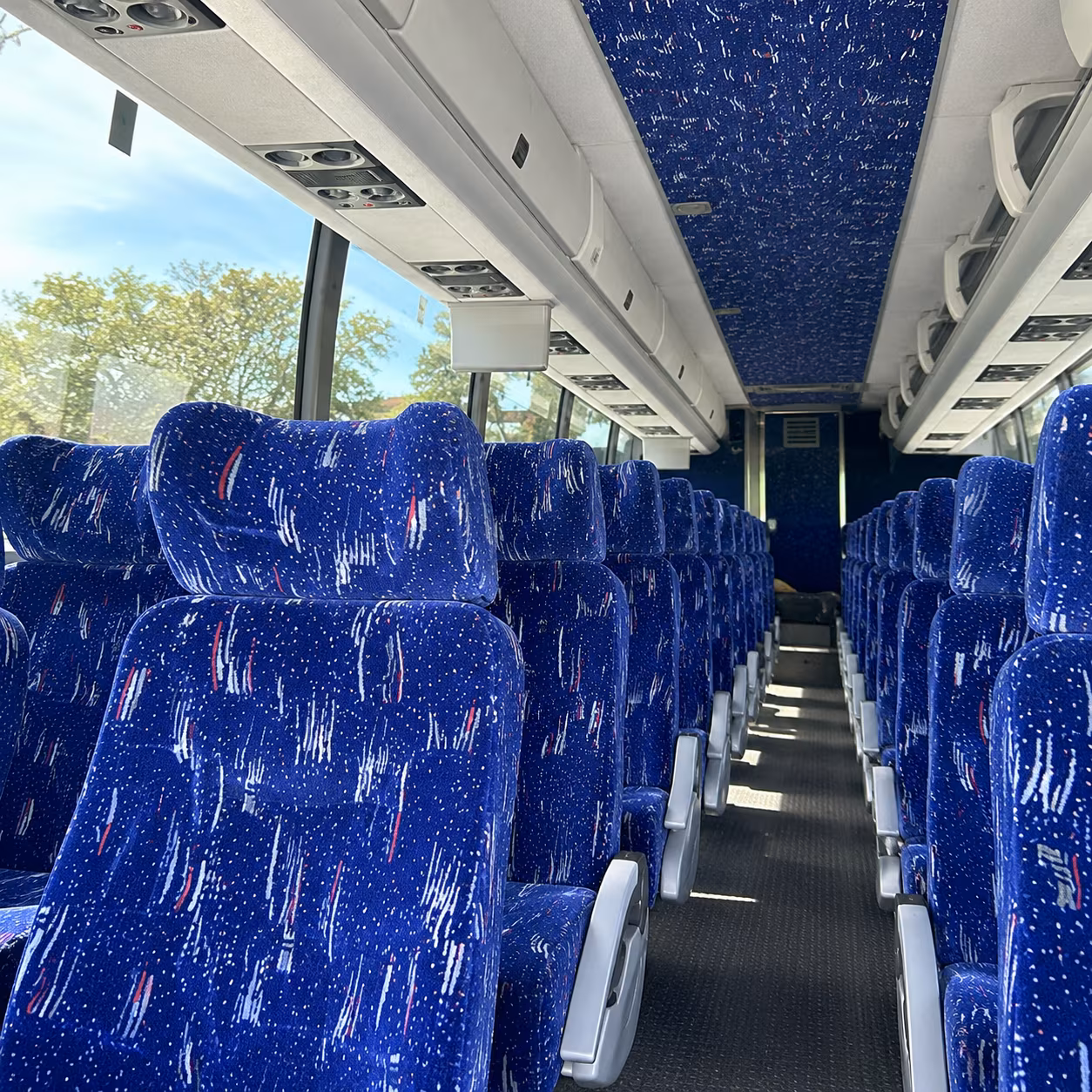 carson private event transportation onboard seating